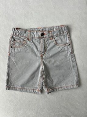 Charlie Rocket Gray Shorts with Orange Stitching